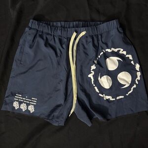 Darc Sport x Naruto Blue Athletic Shorts with White Details